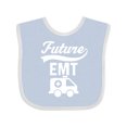 thumbnail image 1 of Inktastic Future EMT Emergency Medical Technician Boys or Girls Baby Bib, 1 of 4