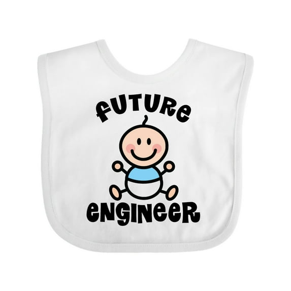 Inktastic Future Engineer Boys Baby Bib