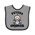 thumbnail image 1 of Inktastic Future Engineer Boys Baby Bib, 1 of 4