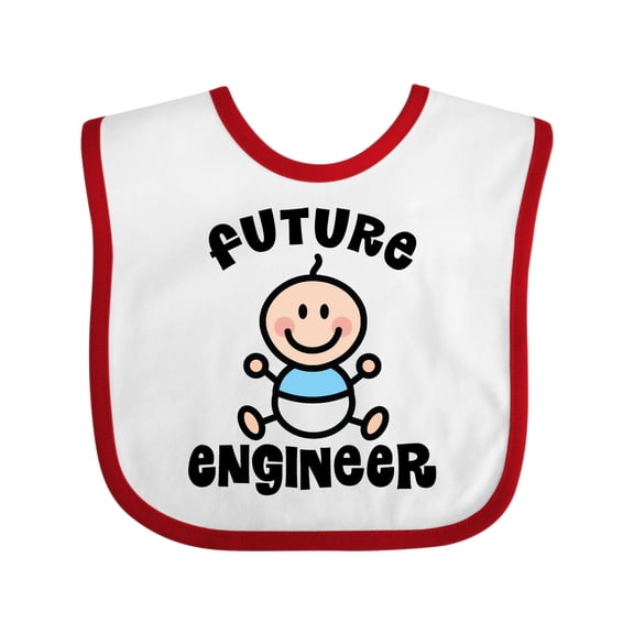 Inktastic Future Engineer Boys Baby Bib