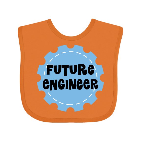 Inktastic Future Engineer Boys or Girls Baby Bib