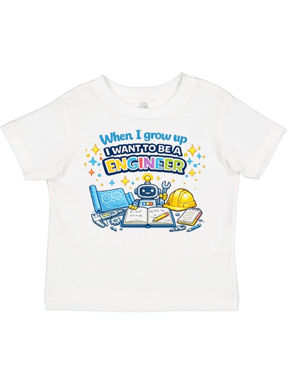 Future Engineer Boys or Girls Toddler T-Shirt