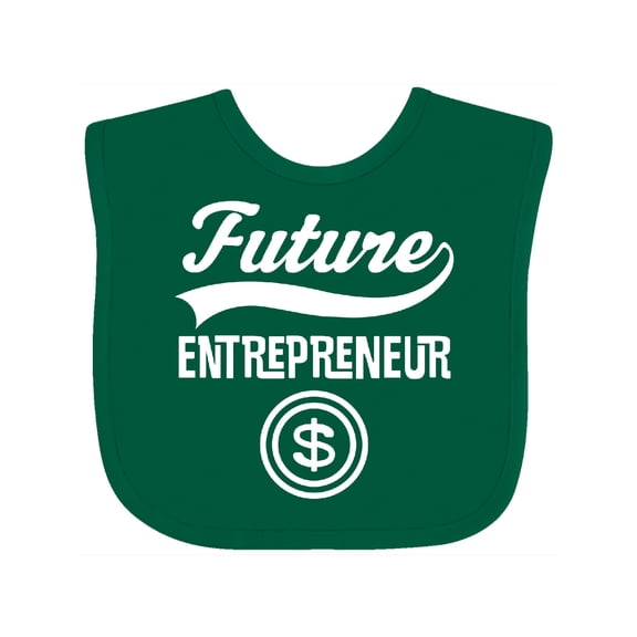 Inktastic Future Entrepreneur Boys or Girls Baby Bib