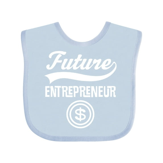 Inktastic Future Entrepreneur Boys or Girls Baby Bib