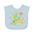 thumbnail image 1 of Inktastic Future Explorer Alien in Outer Space Boys or Girls Baby Bib, 1 of 4