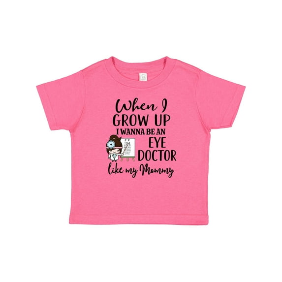 Inktastic Future Eye Doctor Like Mommy Optometrist Girls Baby T-Shirt