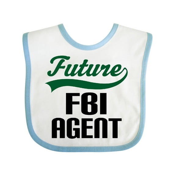 Inktastic Future Fbi Agent Childs Job Boys Baby Bib