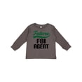 thumbnail image 1 of Inktastic Future FBI Agent Childs Job Boys Long Sleeve Toddler T-Shirt, 1 of 5