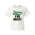 thumbnail image 1 of Inktastic Future FBI Agent Childs Job Youth T-Shirt, 1 of 5