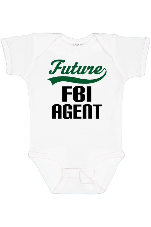 Future Fbi Agent Childs Job Boys Baby Bodysuit