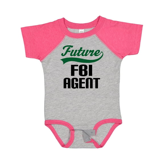 Inktastic Future Fbi Agent Childs Job Boys Baby Bodysuit