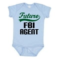 thumbnail image 1 of Inktastic Future Fbi Agent Childs Job Boys Baby Bodysuit, 1 of 5