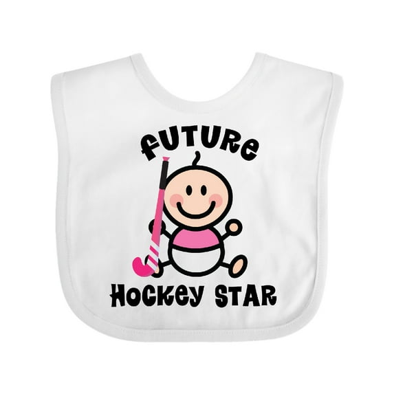 Inktastic Future Field Hockey Player Baby Girl Girls Baby Bib