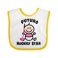 thumbnail image 1 of Inktastic Future Field Hockey Player Baby Girl Girls Baby Bib, 1 of 4