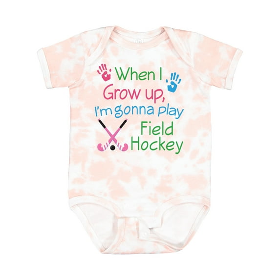Inktastic Future Field Hockey Player Boys or Girls Baby Bodysuit