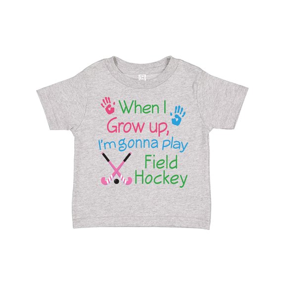 Inktastic Future Field Hockey Player Boys or Girls Toddler T-Shirt