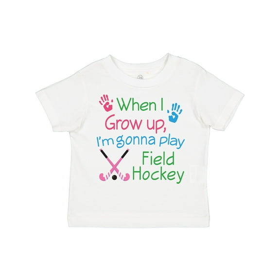 Inktastic Future Field Hockey Player Boys or Girls Toddler T-Shirt