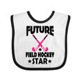 thumbnail image 1 of Inktastic Future Field Hockey Star Girls Baby Bib, 1 of 4