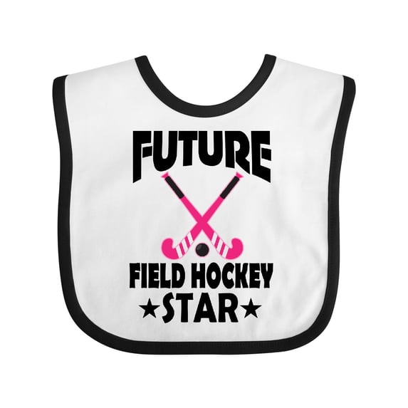 Inktastic Future Field Hockey Star Girls Baby Bib