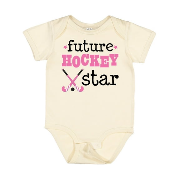 Inktastic Future Field Hockey Star Girls Baby Bodysuit