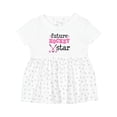 thumbnail image 1 of Inktastic Future Field Hockey Star Girls Baby Dress, 1 of 5