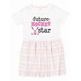 thumbnail image 1 of Inktastic Future Field Hockey Star Girls Toddler Dress, 1 of 5