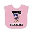 thumbnail image 1 of Inktastic Future Filmmaker Director Chair Boys or Girls Baby Bib, 1 of 4