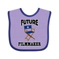 thumbnail image 1 of Inktastic Future Filmmaker Director Chair Boys or Girls Baby Bib, 1 of 4