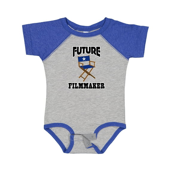 Inktastic Future Filmmaker Director Chair Boys or Girls Baby Bodysuit