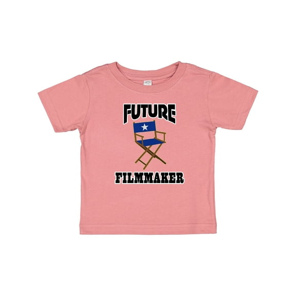 Inktastic Future Filmmaker Director Chair Boys or Girls Baby T-Shirt
