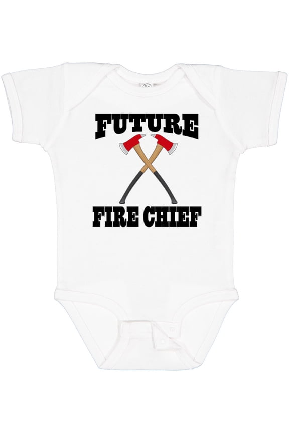 Future Fire Chief Firefighter Boys or Girls Baby Bodysuit