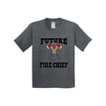 thumbnail image 1 of Inktastic Future Fire Chief Firefighter Youth T-Shirt, 1 of 5