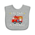 thumbnail image 1 of Inktastic Future Fire Chief in Training Boys or Girls Baby Bib, 1 of 4
