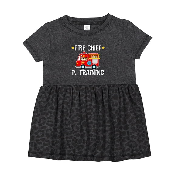 Inktastic Future Fire Chief in Training Girls Baby Dress