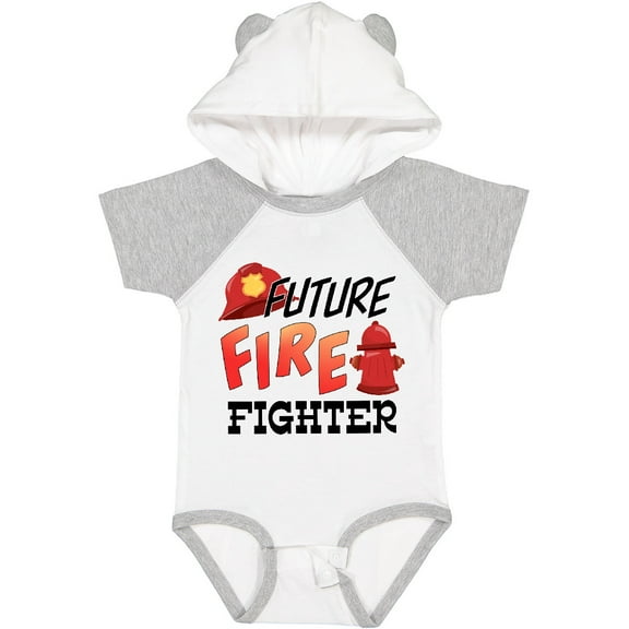 Inktastic Future Fire Fighter Boys or Girls Baby Bodysuit