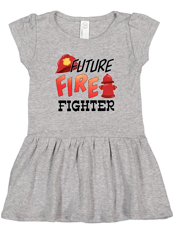 Future Fire Fighter Girls Toddler Dress