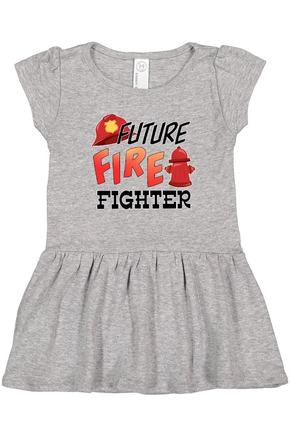 Future Fire Fighter Girls Toddler Dress