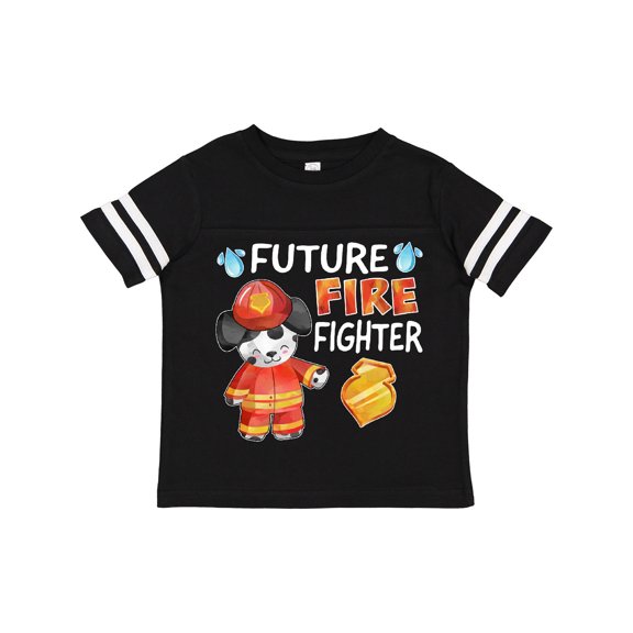 Inktastic Future Fire Fighter with Cute Dalmatian Dog Boys or Girls Toddler T-Shirt