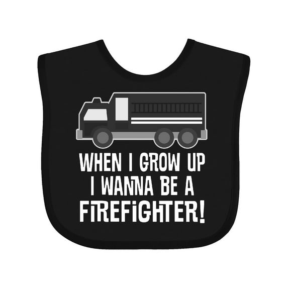Inktastic Future Firefighter Boys Fire Truck Boys or Girls Baby Bib