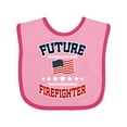 thumbnail image 1 of Inktastic Future Firefighter Boys or Girls Baby Bib, 1 of 4