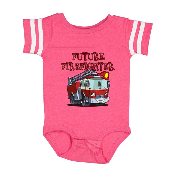 Inktastic Future Firefighter Boys or Girls Baby Bodysuit