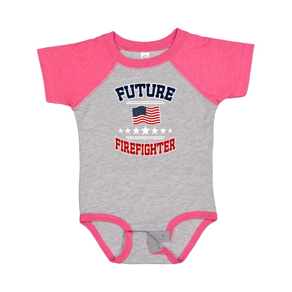Inktastic Future Firefighter Boys or Girls Baby Bodysuit