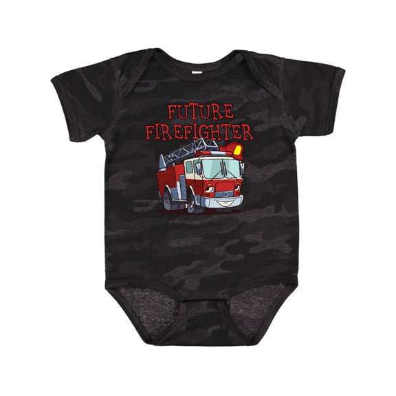 Inktastic Future Firefighter Boys or Girls Baby Bodysuit