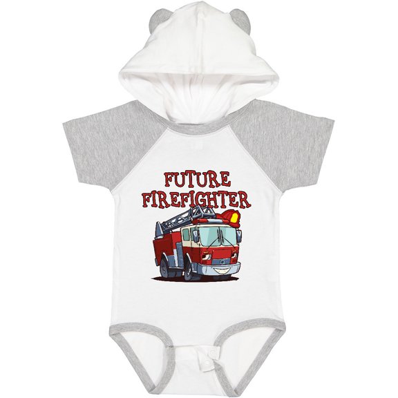 Inktastic Future Firefighter Boys or Girls Baby Bodysuit