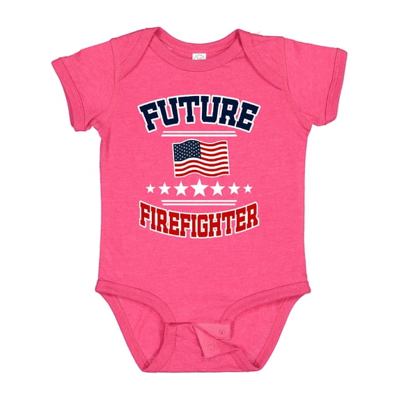 Inktastic Future Firefighter Boys or Girls Baby Bodysuit