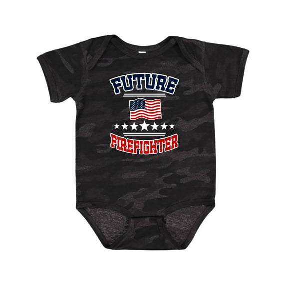 Inktastic Future Firefighter Boys or Girls Baby Bodysuit