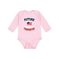 thumbnail image 1 of Inktastic Future Firefighter Boys or Girls Long Sleeve Baby Bodysuit, 1 of 5