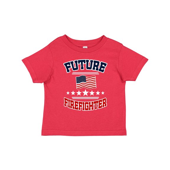 Inktastic Future Firefighter Boys or Girls Toddler T-Shirt