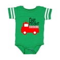 thumbnail image 1 of Inktastic Future Firefighter Cute Red Firetruck Boys or Girls Baby Bodysuit, 1 of 5