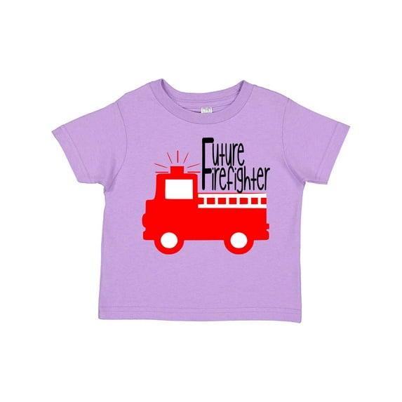 Inktastic Future Firefighter Cute Red Firetruck Boys or Girls Toddler T-Shirt